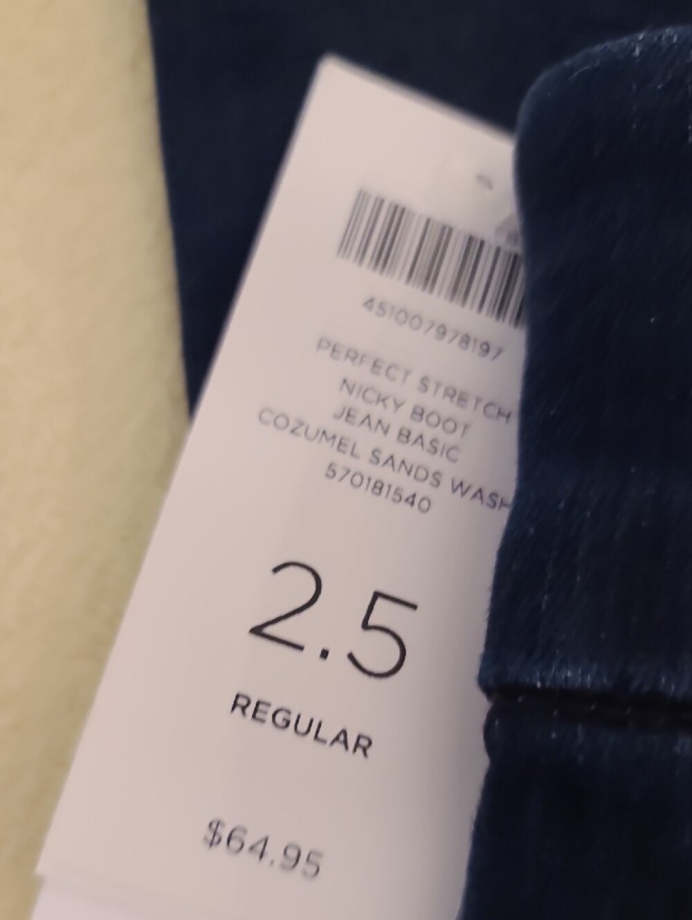 Chico's Women's Dark Blue Straight Leg Jeans - Picture 2 of 4